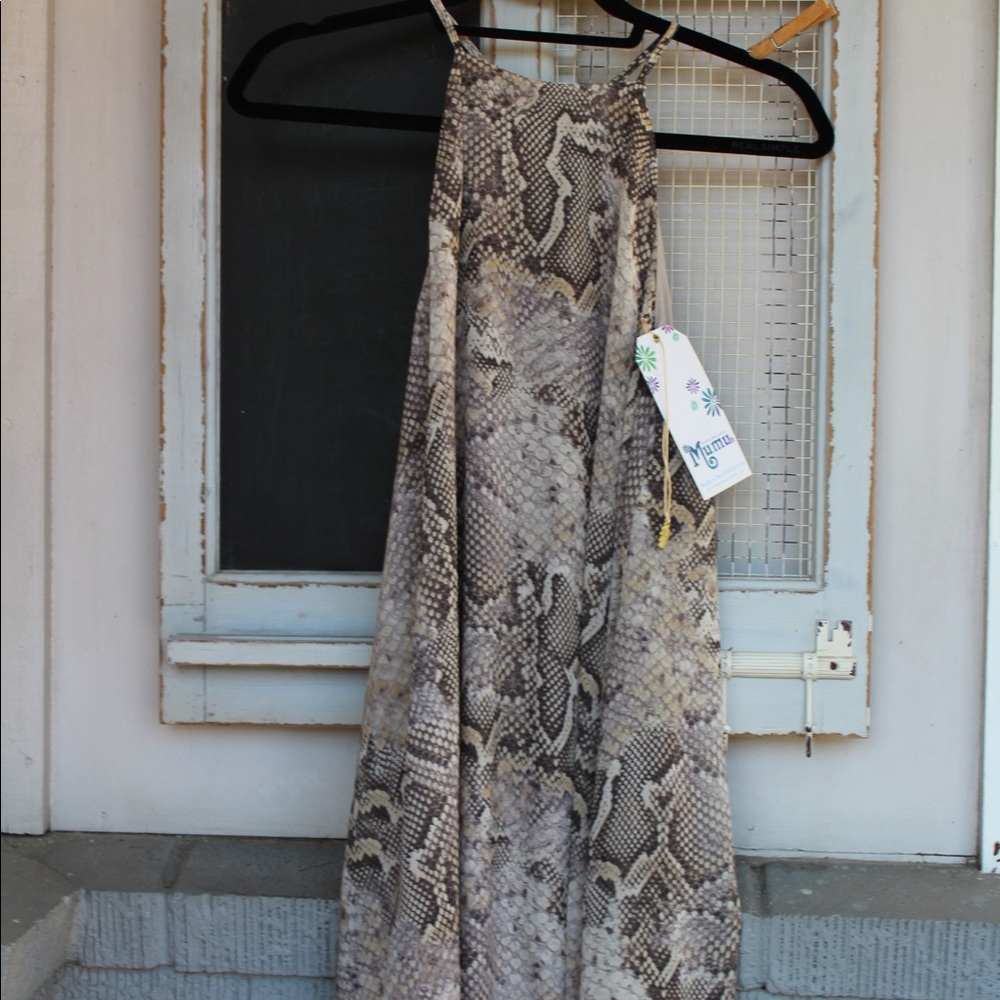 NWT Show Me Your Mumu Byron Snake Skin dress